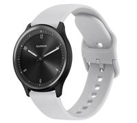 AK Correa compatible con Garmin Vivomove 3/Garmin Vivomove HR, correa de silicona suave de 20 mm de repuesto para Garmin Vivomove 3/Vivomove HR/Vivomove LUXE/Vivomove Sport/Vivomove Trend (gris