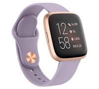 AK Correas de silicona compatibles con Fitbit Versa 2 / Fitbit Versa / Versa Lite / Versa SE para mujeres y hombres, correas suaves clásicas de repuesto para reloj inteligente Fitbit Versa 2 (gris