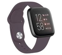 AK Correas de silicona compatibles con Fitbit Versa 2 / Fitbit Versa/Versa Lite/Versa SE para mujeres y hombres, correas suaves clásicas de repuesto para reloj inteligente Fitbit Versa 2 (cereza