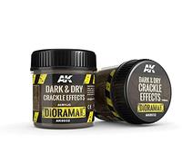 AK DIORAMA AK8032 DARK & DRY CRACKLE EFFECTS - 100ml (Acrylic)