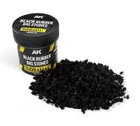 AK DIORAMA AK8315 BLACK RUBBER BIG STONES (100ml)