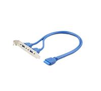 AK.GEMBIRD GNIAZDO ŚLEDŹ DO OBUDOWY 2X USB3.0