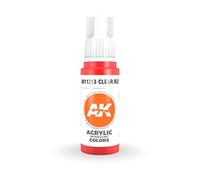AK Interactive 3rd Gen Acrylic Clear Red 17ml