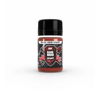 AK Interactive Dark Mud - Pigmento líquido esmaltado, barro oscuro, 35 ml
