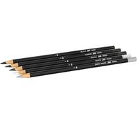 AK Interactive Juego de lápices AK10039 de colores blanco y negro para sombrear y efectos.