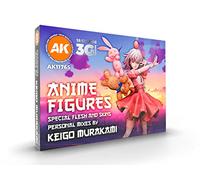 AK Interactive Keigo Murakami AK11765 - Kit de Pintura acrílica 3G - Figuras Especiales de Anime Carne y Piel de Piel, Color Negro