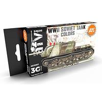 AK Acrylics 3Gen AVF SET AK11657 SOVIET CAMOUFLAGES 3G (6x17ml)