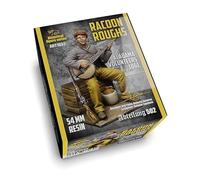 AK Interactive Resins Historica 1861 Figura miniatura Racoon Roughs, 54 mm