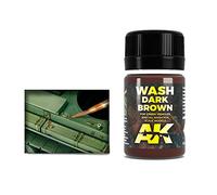 AK: marrón oscuro.