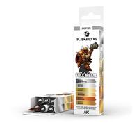 AK PLAYMARKERS SET AKM105 FULL METAL (6x)