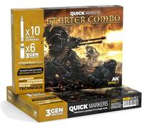 AK QUICK MARKER SET + 3GEN SET AKMQ111 STARTER COMBO (10x + 6x) + brush