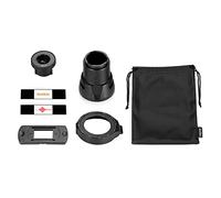 AK-R21 - Juego de proyector de flash de cámara con lente de proyección de 65 mm + adaptador de montaje para flash de cabeza redonda + caja deslizante + 2 diapositivas + bolsa de almacenamiento para