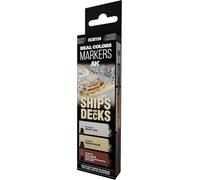 AK REAL COLORS MARKER SET RCM104 SHIPS & DECKS (3pcs)