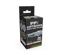 AK REAL COLORS SET RCS101 WWII Luftwaffe Early War Colors (4 x 17 ml)