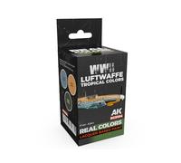 AK Real Colors Set RCS104 WWII Luftwaffe Tropical Colors (3 x 17 ml)