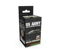 AK REAL COLORS SET RCS121 US Army Helicopter Colors (3x17ml)