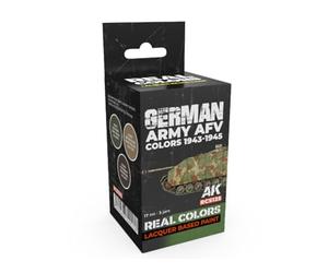 AK Real Colors Set RCS125 German Army AFV Colors 1943-1945 (3 x 17 ml)
