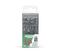 AK RESIN AKBIT0024 WATER LILIES & CATTAILS (24pcs)