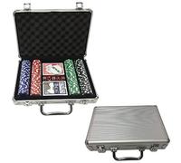 AK Sport- Juego de póquer, Color Aluminium (0603014)