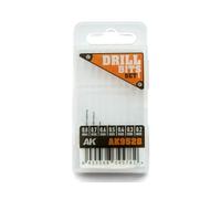 AK TOOL AK9528 DRILL BITS SET 7pcs (0,2-0,8mm)