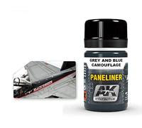 AK02072 AK Interactive - Paneliner for Grey and Blue Camouflage 35ml