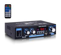 AK35 Amplificador de Audio estéreo, 200 W, 2 Canales, inalámbrico, Bluetooth 5.0, Sistema de Amplificador de Potencia, amplificadores para el hogar, Radio FM, USB, Tarjeta SD