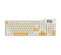 AK35I V2 MAX Teclado mecánico inalámbrico Bluetooth 5.0 con cable de triple modo, pantalla LCD TFT de 1.14 pulgadas, interruptor intercambiable en caliente, batería integrada de 8000 mAh