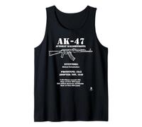 AK47 Invención e Historia Camiseta sin Mangas