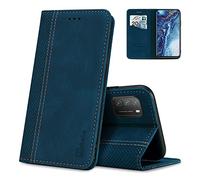 AKABEILA Funda para Xiaomi Redmi Note 11 Pro+ 5G Internacional Premium Cuero Flip Wallet Case con Cierre Magnético Kickstand Ranuras para Tarjetas Folio Funda para Teléfono a Prueba de Golpes Azul