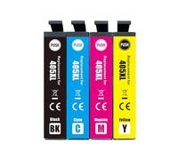 akaca 405 XL Cartuchos de Tinta Compatibles con Epson 405 405XL (1 Negro 1 Cian 1 Magenta 1 Amarillo) para Workforce Pro WF-3820DWF WF-4820DWF WF-4830DTWF Workforce WF-7310DTW WF-7830DTWF WF-7840DTWF
