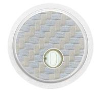 Akacha - Juego de 2 adhesivos para FreeStyle Libre; 3 sensores, color gris plateado