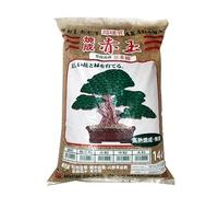 Akadama Ibaraki Triple Línea Roja, Sustrato para Bonsái, Grano Shohin 1-3mm, 14L, Dura del Mercado.
