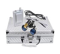 AKAFKKPYXSD Médico Dental Lupas Quirúrgicas, 2,5X 3,5X Lupas Vidrio óptico Lupa con Led Luz De Cabeza Lámpara Y Práctico Estuche De Transporte(2.5X, Silver)