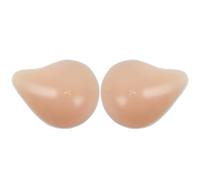 AKAFKKPYXSD Prótesis Mamarias De Silicona con Forma Cóncava En Espiral Sujetador Autoadhesivo para Mastectomía Transgénero Cosplay(400g/pair, Nude)