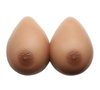 AKAFKKPYXSD Prótesis Mamarias De Silicona para Mastectomía Sujetador De Aumento Autoadhesivas Suaves Realistas Blancas Y Marrones(500g/pair, Brown)