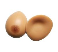 AKAFKKPYXSD Prótesis Mamarias De Silicona Suaves Y Realistas Autoadhesivas Mastectomía Transgénero Cosplay Aumento 1par(3200g/pair, Brown)