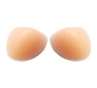 AKAFKKPYXSD Prótesis Mamarias De Silicona Sujetador Cóncavo Triangular Autoadhesivo para Mastectomía Transgénero Cosplay 1par(200g/pair, Nude)
