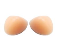 AKAFKKPYXSD Prótesis Mamarias Triangulares De Silicona Autoadhesivas para Mujer Sujetador para Mastectomía Y Aumento De Pecho para Travestis Y Cosplay(800g/pair, Nude)