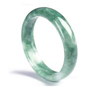 AKAFKKPYXSD Pulsera De Jade Genuino Pulsera Hecha A Mano Para Mujer Estilo Retro Chino Brazalete De Piedra De Natural Moda Elegancia(61-62MM, Jade)