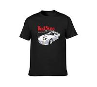 Akagi Redsuns Ryosuke Takahashi Initial D JDM Drift Racing Men T-Shirt Graphic Printed Top Unisex tee Black XXL