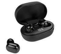 Akai Auriculares Bluetooth 5.1 Inalámbricos - Superligeros - Funda de Carga con indicador de Carga - Función Manos Libres, Agarre Firme y Comodidad en Todas Las Actividades