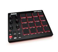 Akai Professional MPD218 - Controlador de Pads MIDI USB con 16 Pads MPC y 6 Knobs Asignables para DAW, Botones Note Repeat y Full Level, y Software de Producción