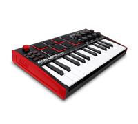 Akai Professional MPK Mini MK3 - Teclado Controlador MIDI USB de 25 Teclas con 8 Drum Pads, 8 Perillas, Software de Producción Musical y Native Instruments Sound Package (NKS Integration)