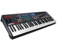 AKAI Professional MPK261 - Teclado Controlador MIDI USB de 61 Teclas Semi-contrapesadas, controles MPC asignables, 16 Pads, Q-links, botones, conectividad plug-and-play y Paquete de Software