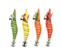 AKAMI Totanare SAKANA Egi 2.5-3.0 - 3.5 Juego de 4 Piezas Excelente para la Pesca de cefalópodos (Tamaño 3.0 - gr 15 Sinking)