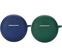 Akancy Compatible con la Funda para Auriculares OPPO Enco Buds2, [Admite Carga inalámbrica] [Funda 4tectora a Prueba de Golpes] Funda tectora de Silicona para Auriculares (Blue Green)
