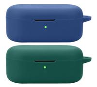 Akancy Compatible con la Funda para Auriculares OPPO Enco Buds2 Pro, [Admite Carga inalámbrica] [Funda 4tectora a Prueba de Golpes] Funda tectora de Silicona para Auriculares (Black White)