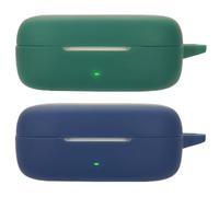Akanry 2 Piezas Compatible con la Funda para Auriculares Huawei FreeArc, [Admite Carga inalámbrica] [Funda 4tectora a Prueba de Golpes] Funda tectora de Silicona para Auriculares (Blue Green)