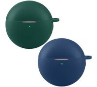 Akanry 2 Piezas Compatible con la Funda para Auriculares Huawei Freebuds 7i, [Admite Carga inalámbrica] [Funda 4tectora a Prueba de Golpes] Funda tectora de Silicona (Blue Green)