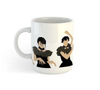 AKARURE Taza Miercoles, taza de 350 ml de capacidad - Tazas de series